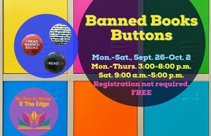 Banned Book Buttons